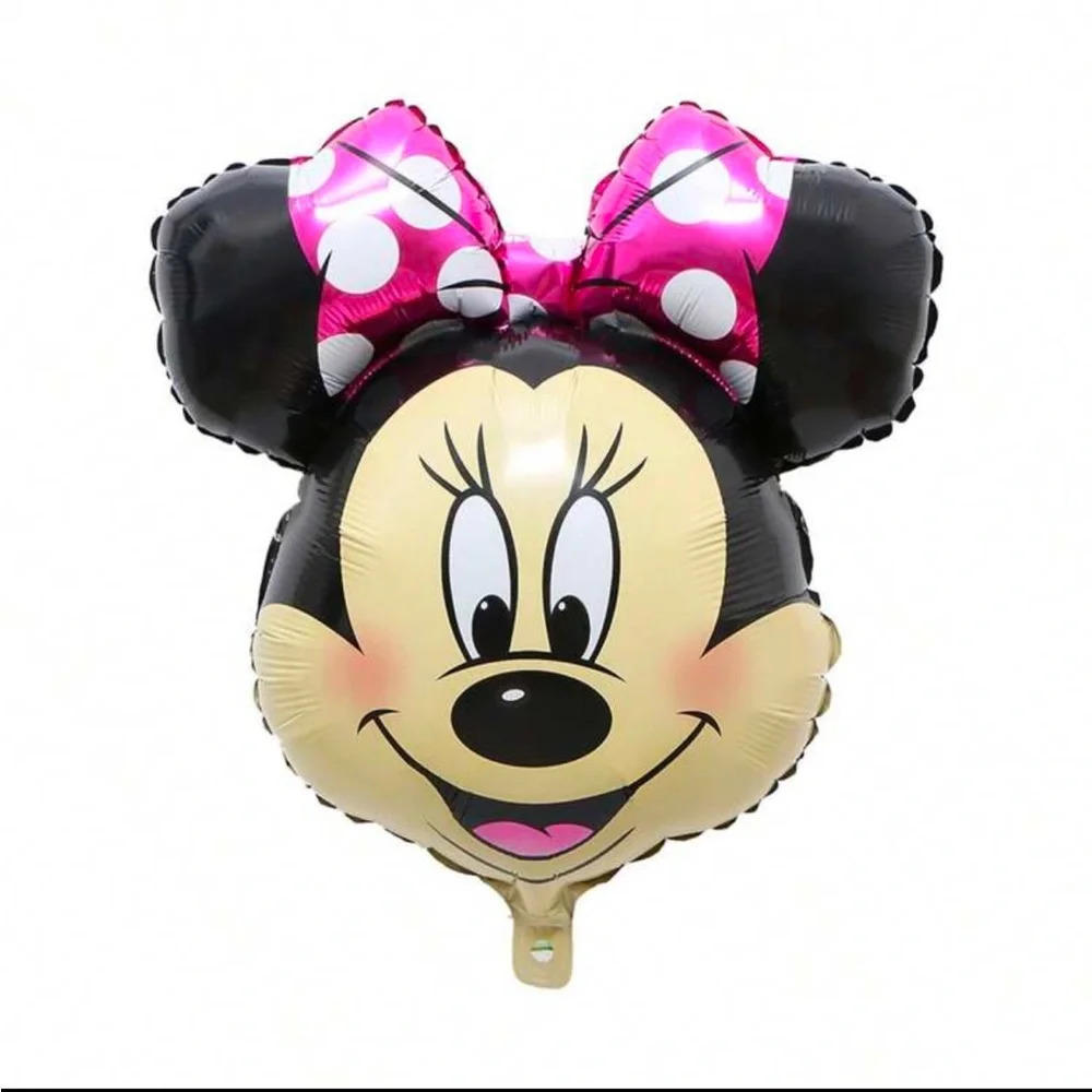 Minnie Mouse Foil Balloon - Pink and Black